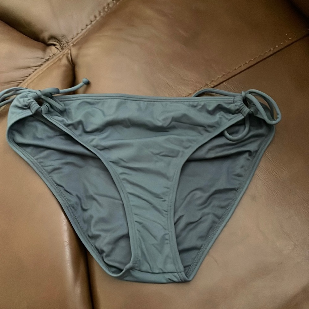 Blue swimsuit bottoms